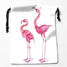 Пользовательские печати фламинго(26) сумки для покупок на шнурках дорожный мешочек для хранения плавать Туризм игрушка сумка унисекс мульти Size18-12-05-87