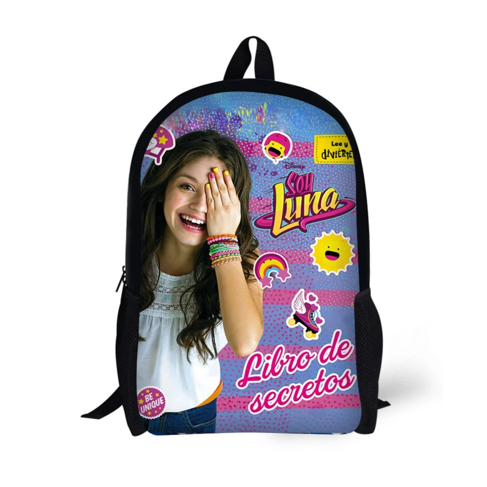 

School Bags for Girls Soy Luna Girls Princess School Backpack Children School Bags Mochila Escolar