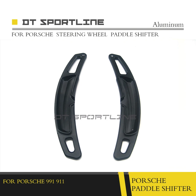 

New Aluminum Alloy Paddle Shifter add-on auto Replacement gearwheel Extension in Car Steering Wheel For Porsche 991 911 971 981