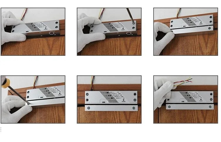 12VDC деревянная дверь магнитный замок болт поверхностного монтажа замок электрических ворот с таймером