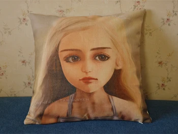 

New Zippered Pillow Cushion 17x17 Inch For Game of Thrones Young Khaleesi Daenerys
