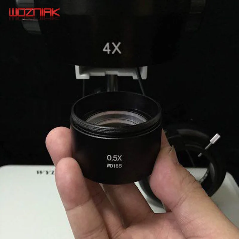 Microscope retraction mirror Microscope objective