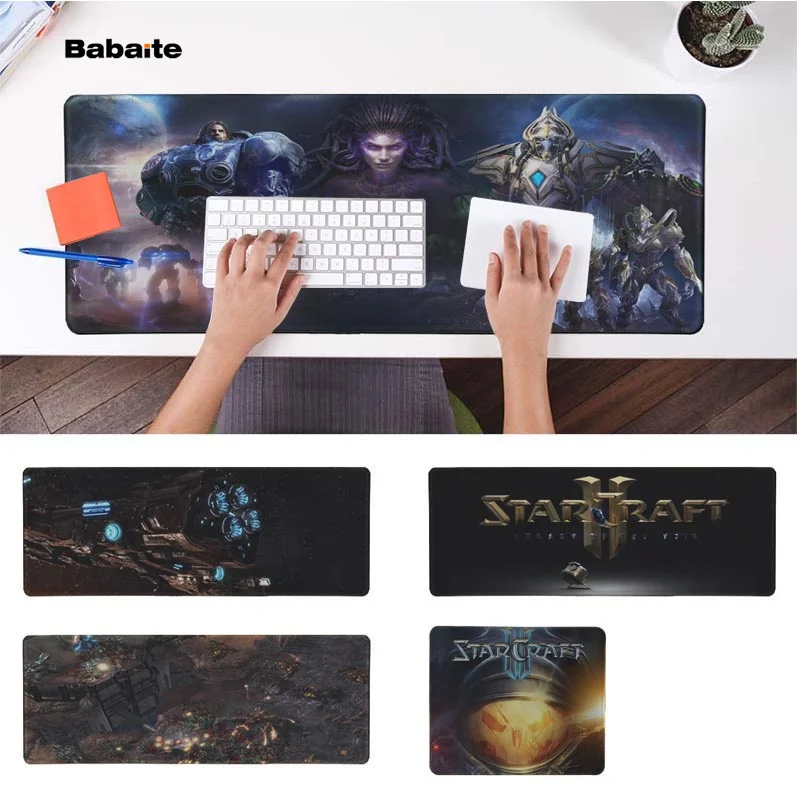 Babaite starcraft 2 Крылья Свободы офисные мыши геймер мягкий коврик для мыши Скорость/Управление версия большой игровой коврик для мыши