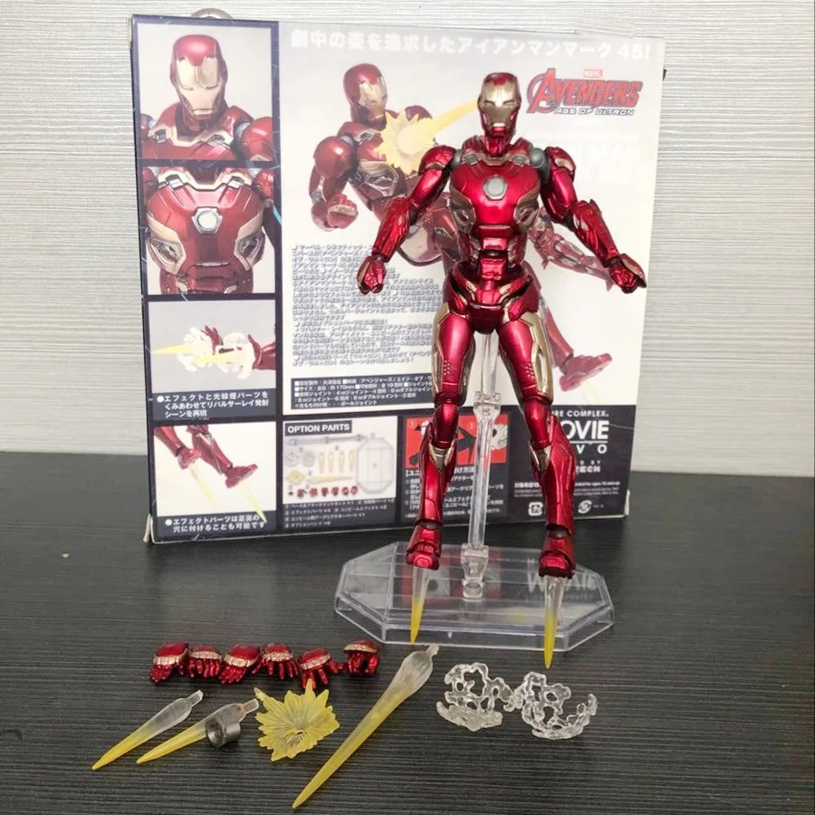 

Avengers Age of Ultron Movable Mark 45 Iron Man Action Figure Anime DIY Assemble Modeling Toy collectables Boy Gift