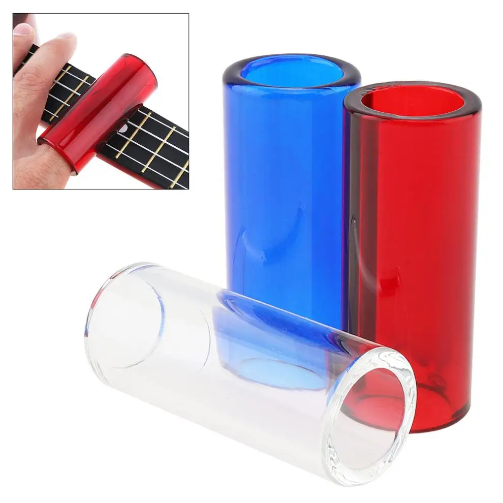 3 Colors Optional Borosilicate Glass Guitar Slide Length 68mm Wall 4mm