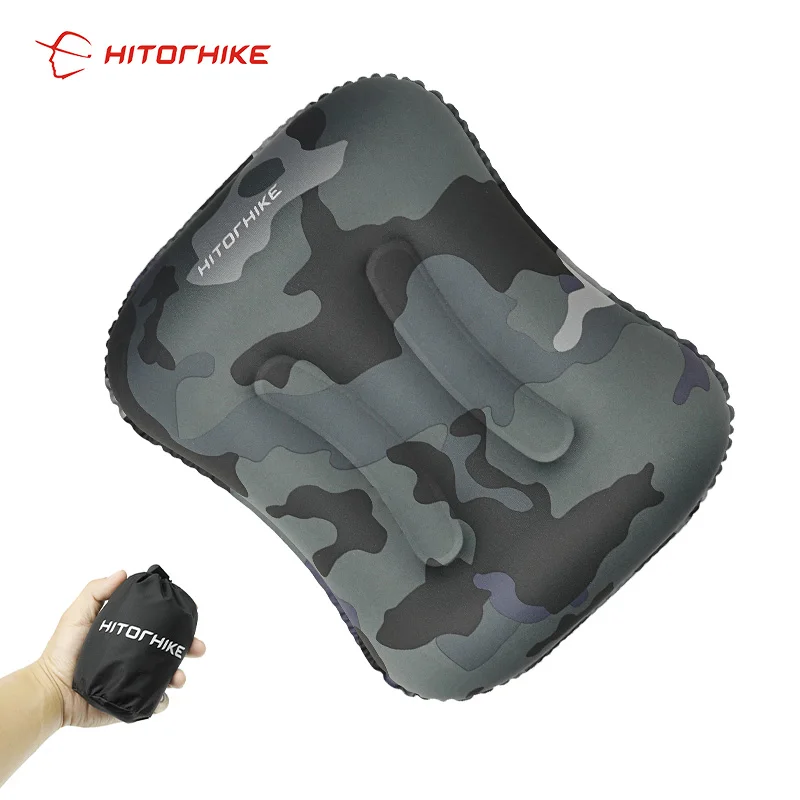 

Camping Pillow for Airplane Inflatable Neck Pillow Mini Travel Accessories 4 Colors Comfortable Pillows for Sleep Home Textile