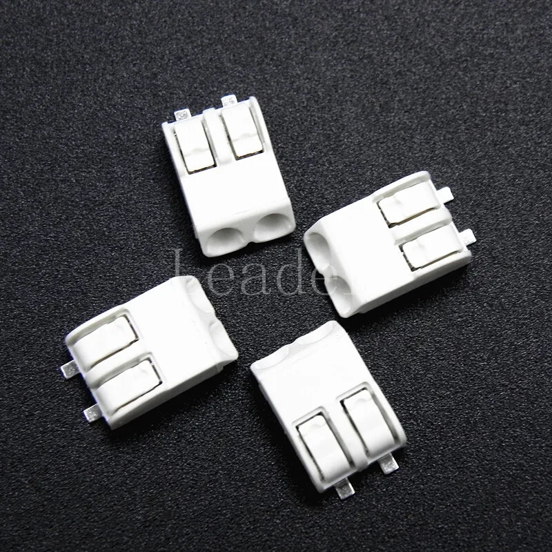 100 pcs/lot 2 pin LED SMD Wiring Terminal Block, PCB Wire Cable