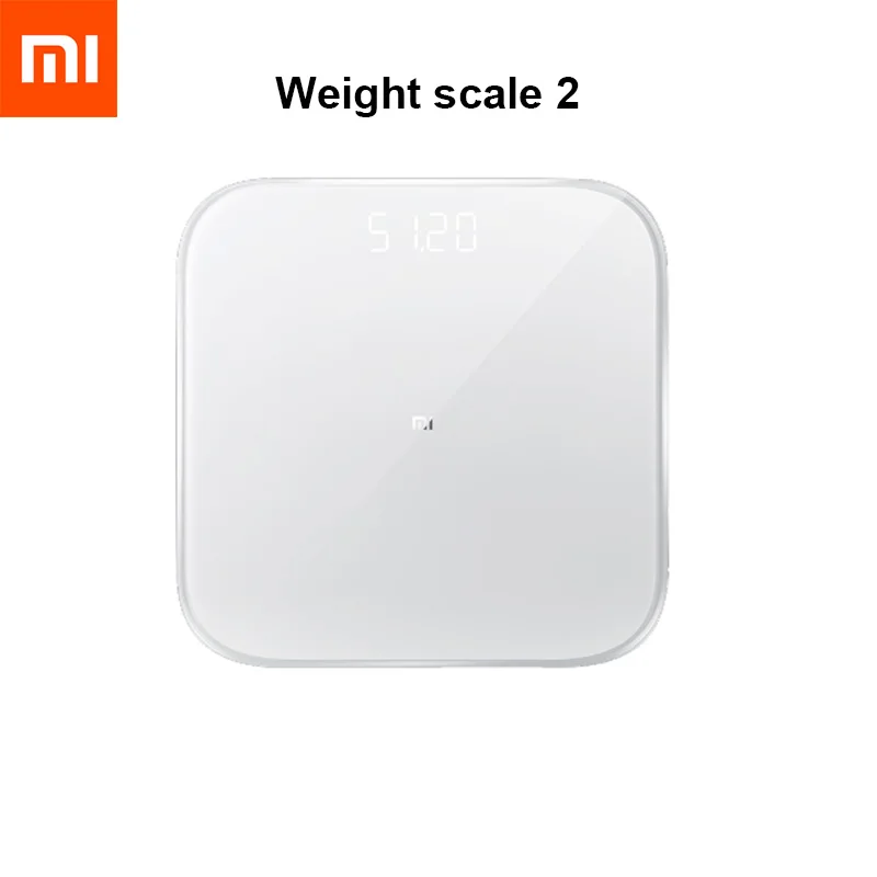 

2019 New Xiaomi Smart Weighing Scale 2 Health Balance Bluetooth 5.0 Digital Weight Scale Support Android 4.3 iOS 9 Mifit App