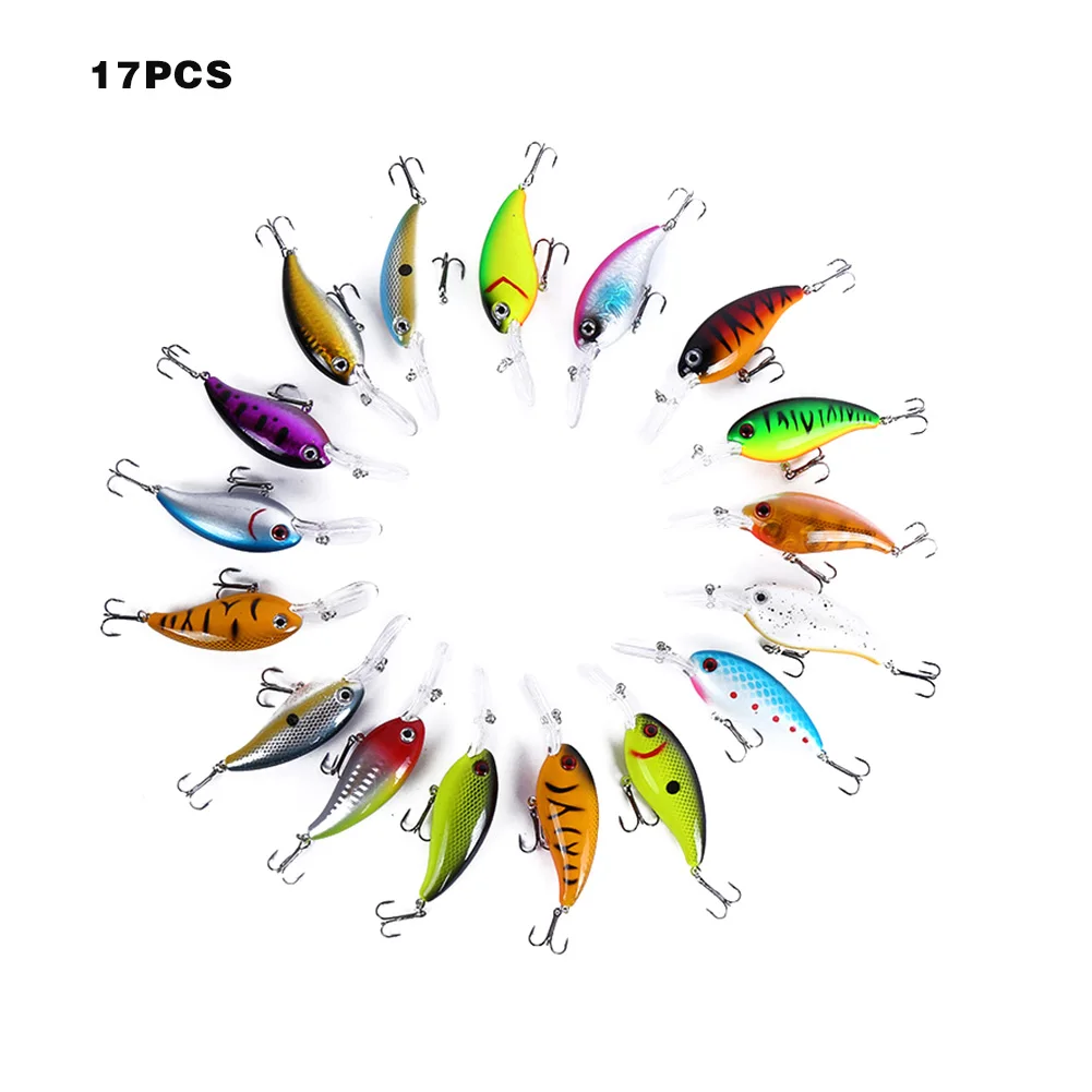  17Pcs Fishing Lure Minnow Bait 10cm/14.5g Swim Baits Jointed Artificial Fishing Crankbait 88 YS-BUY