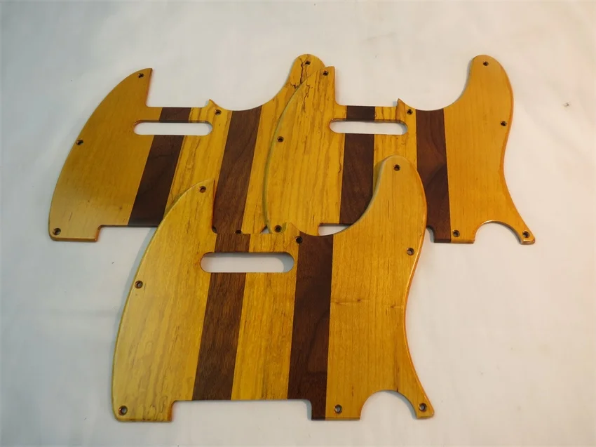 3pcs (Maple wood+rosewood) Tele Style Guitar Pickguard 3 Ply for Telecasterin Guitar Parts