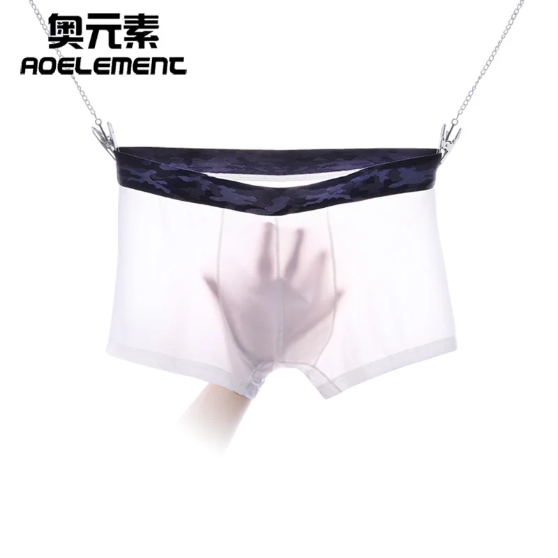 

brand mens underwear boxers mens boxer shorts men trunks underwear breathable Sexy For Gay male panties