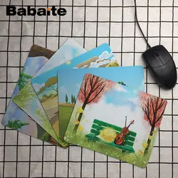 Babaite мальчик подарок Pad мультфильм пейзаж Коврик для мыши геймер играть коврики Размеры для 18x22 см 25x29 см резиновая мышь коврики