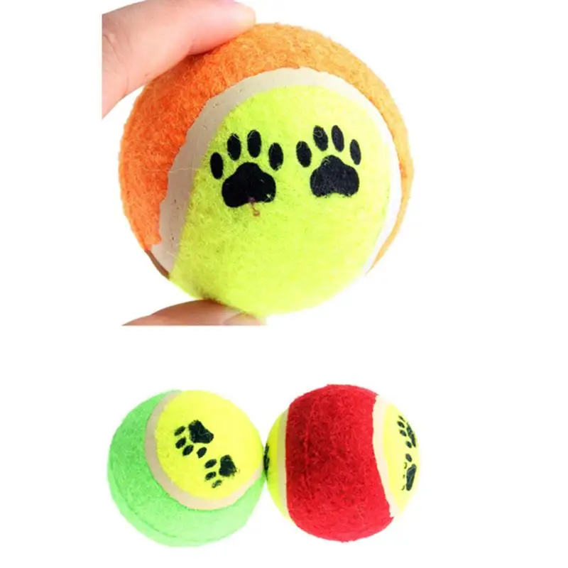 Товары для домашних животных, собаки Игрушка Теннисные Мячи работать за пледы игрушки игрушка для кусания
