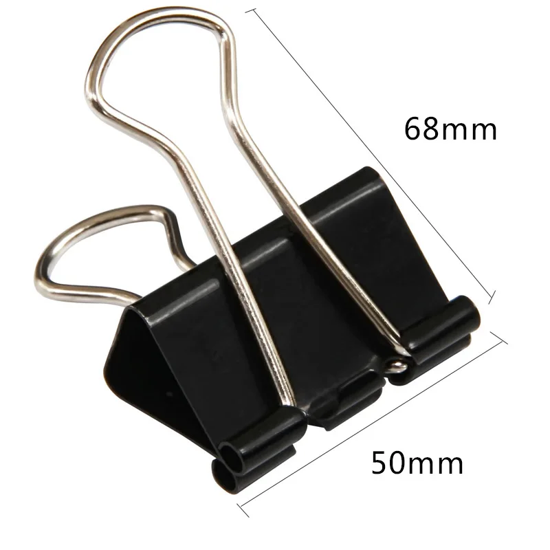 Details about   40X Colorful Metal Binder Clips File Paper Clip Photo Stationary Office Supplies 