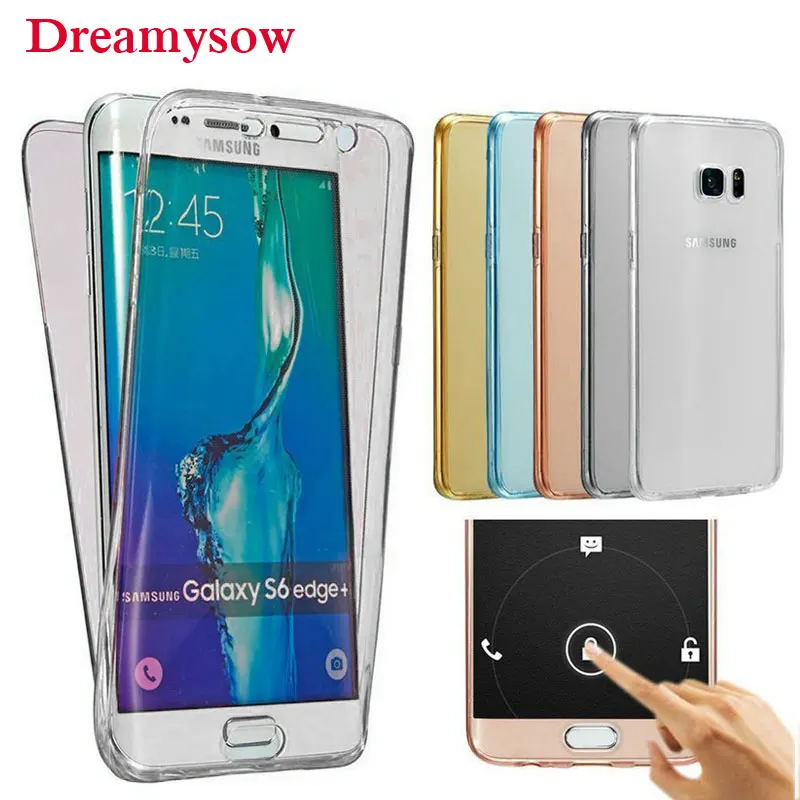 

360 Full body Case For Samsung Galaxy J2 Pro A5 A6 A7 A8 2018 S9 S8 S7 S6 Edge Plus J5 J7 Grand Prime Soft Clear TPU Coque