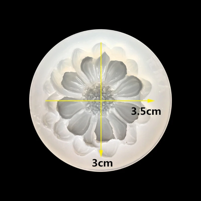 3 вида стилей DIY силиконовые 3D цветок формы Плесень Смола ювелирные изделия кулон инструмент ремесла силиконовые формы