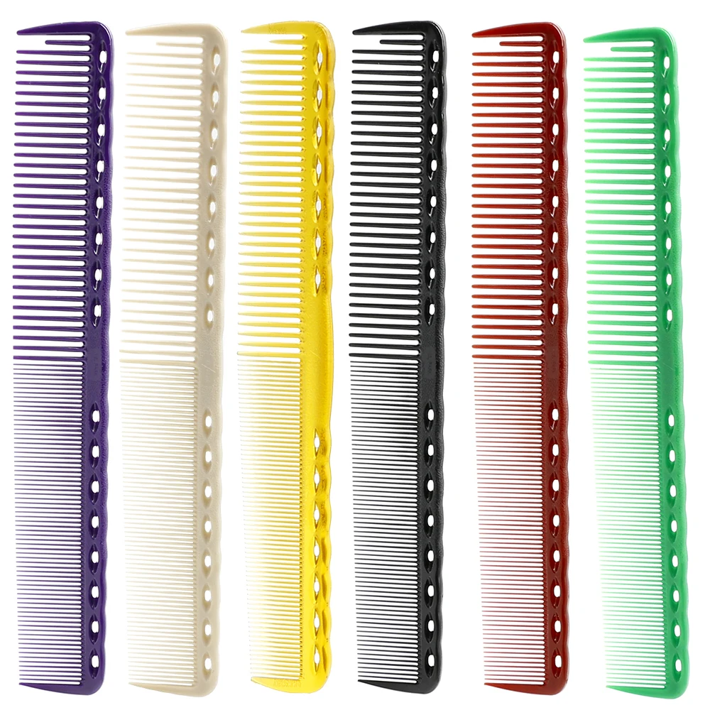 

19CM Resin Material Professional Barber Haircut Comb High Quality Unbreakable Cutting Comb For Hair 10pcs/Lot Salon Comb Sets