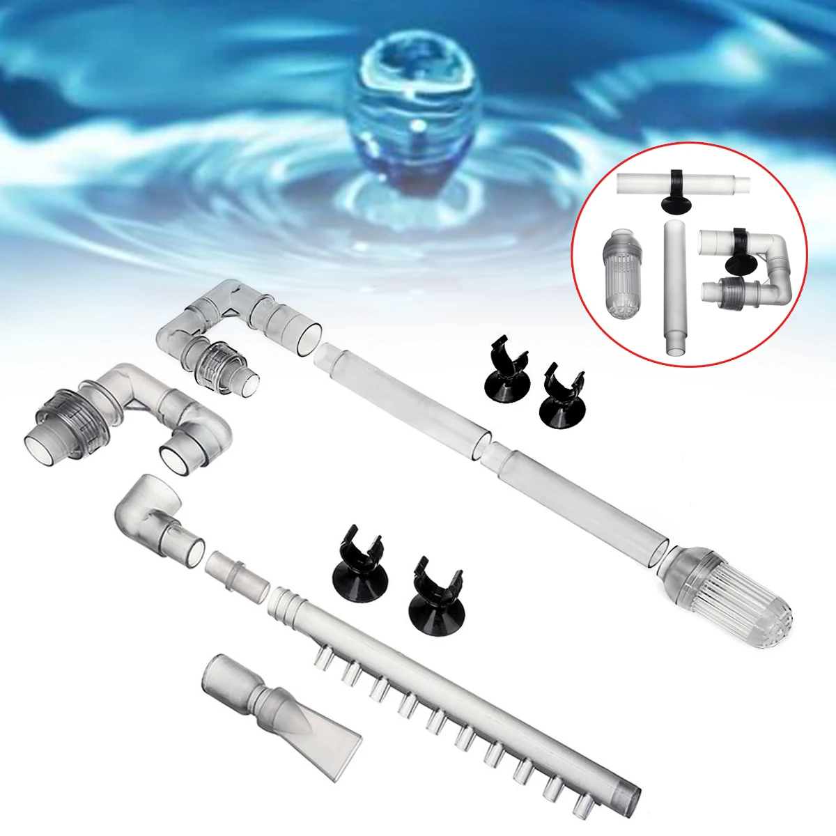 HW 602B/HW 603B Inlet Outlet Tube Pipe Parts Aquarium External Canister