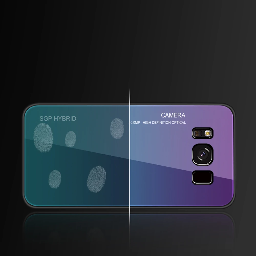 Градиентный чехол для samsung s10 plus a7 a750 a6 a8 j6 j8 a9 2018 j4 prime a50 a30 a10 s9 s8 s10E m10 m20 m30