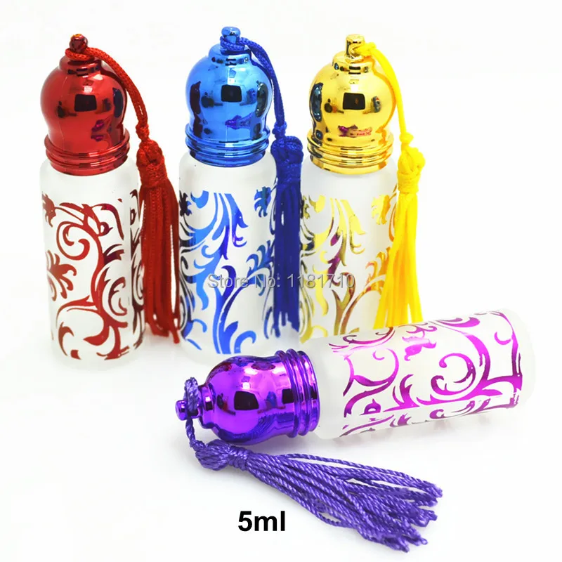5ml Glass Roll On Bottle For Essential Oils Refillable Small Perfume 