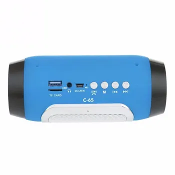

HIFI Portable wireless Bluetooth Speaker Stereo Soundbar TF FM Radio Music Subwoofer Column Speakers for Computer Phones