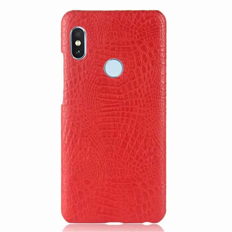 Красный Чехол для Xiaomi Redmi Note 5 Pro чехол s Xiomi Redmi Note 5 чехол из кожи крокодила роскошный жесткий пластик черный Ksiomi - Цвет: Красный