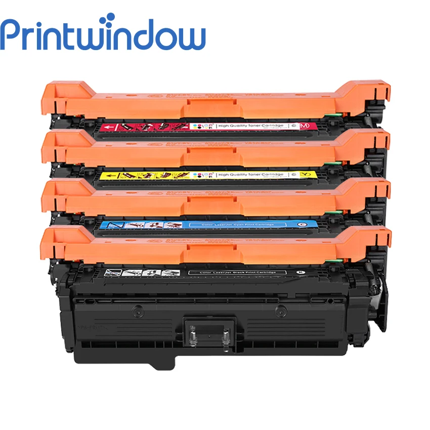 

Printwindow Compatible Toner Cartridge CE250A CE251A CE252A CE253A for HP CM3530/CM3530FS/CP3525/CP3525DN/CP3525N/CP3525X 4X/Set