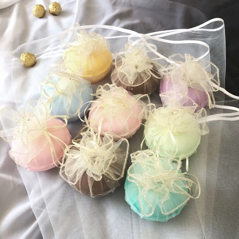 

20pcs/lot Wedding Gift box Fashion candy box Yarn bag baby shower favor boxes packaging bags Bonbonniere Event Party Supplies