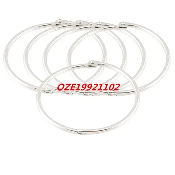 

Document Key Metal Loose Leaf Bundle Book Rings Keyrings Silver Tone