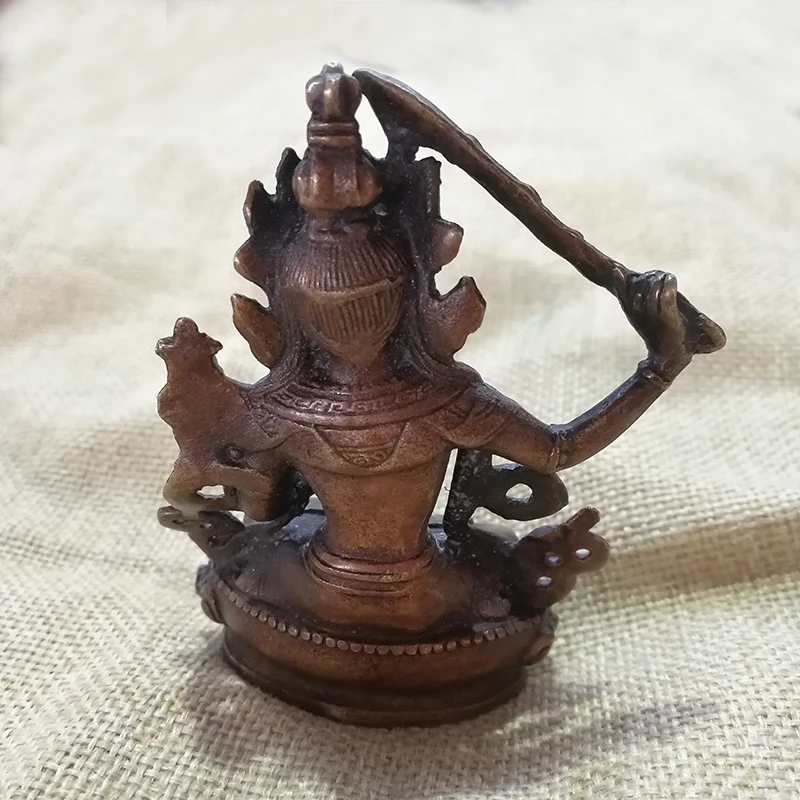 Для меча мудрости Manjushri Bodhisattva буддийский меч медная статуя Святого Павла мира
