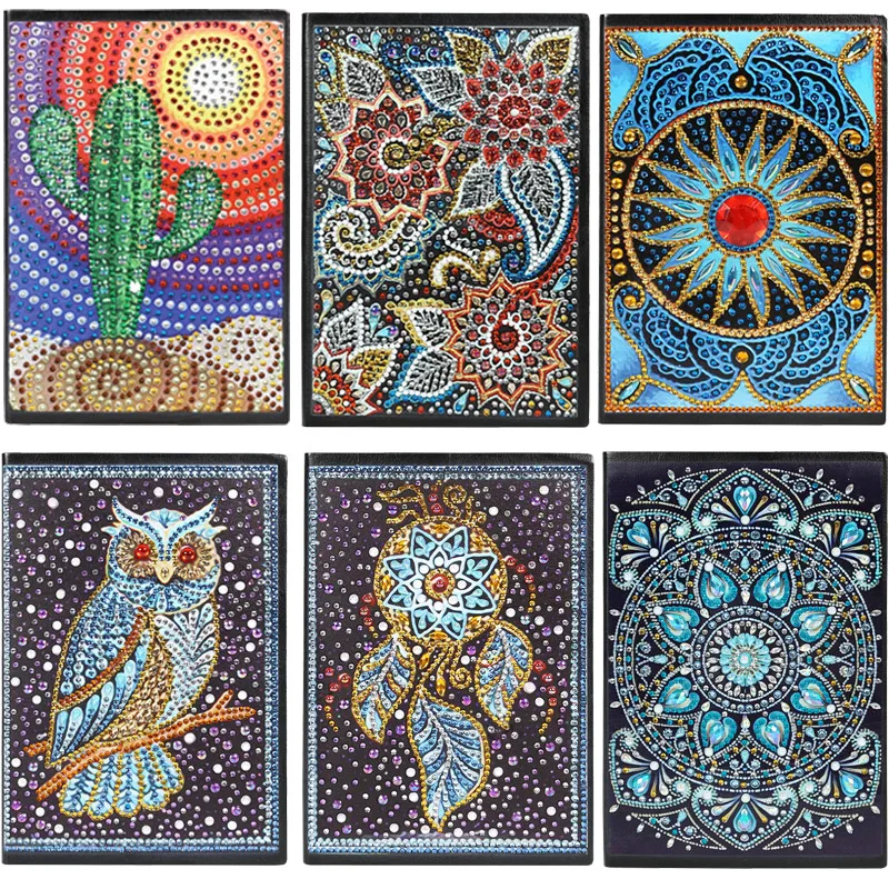 

DIY Christmas Diamond Painting Notebook Diary Book 60/100 Pages A5 Notebook Embroidery Diamond Cross Stitch Craft Gift