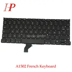 5 шт. Новый a1502 Французский FR Клавиатура для Apple MacBook Pro 13 ''Retina a1502 Клавиатура Французский Стандартный 2013 2014 2015