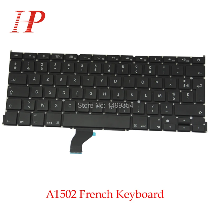 5 шт. новая A1502 французская FR Клавиатура для Apple Macbook Pro 13 ''Retina Французский