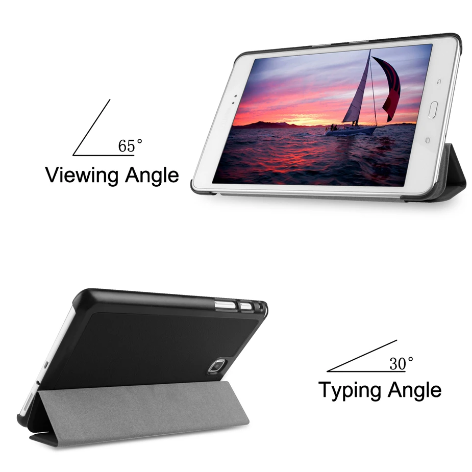 Чехол для планшетов Samsung Galaxy Tab A 8 0 SM T350 T351 T355 P350 дюймов Тонкий Магнитный чехол
