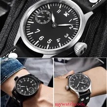 44mm corgeut black sterile dial PVD case Sapphire Glass hand winding mens Watch 44mm corgeut black sterile dial PVD case Sapphire Glass hand winding mens Watch