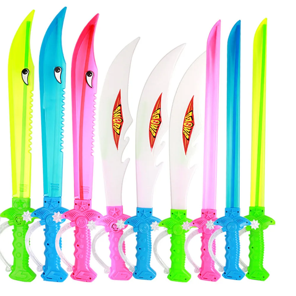 Детский Красочный электрический игрушечный меч симулятор светящийся светильник