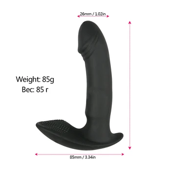Silicone Wearable Dildo Vibrator toy Butterfly Strapon dildo Clitoris Stimulator Anal Vibrator G Spot Adult Sex Toys for Woman 5
