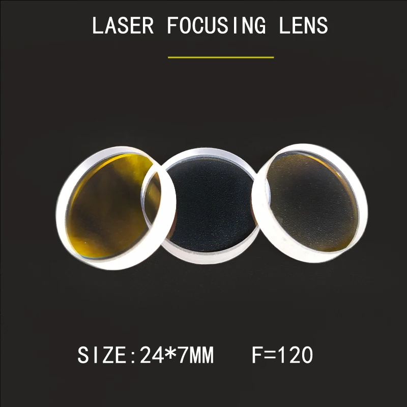 Weimeng 10 pieces 24*7mm F=120 optical glass laser focusing mirrors JGS1 QUARTZ 1064nm AR Plano-convex for machine | Инструменты