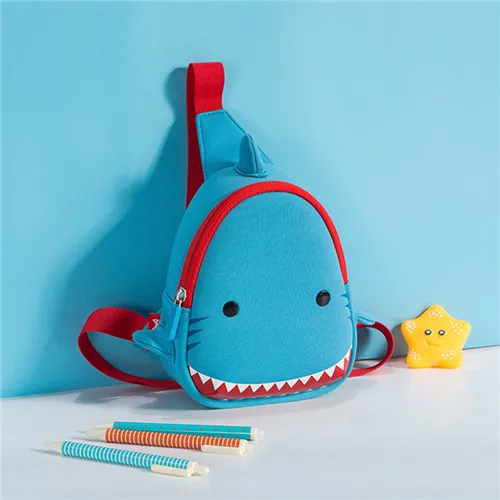 Детская сумка через плечо, Детская сумка через плечо, 3D мини-сумка с мультяшными животными для дошкольников, сумка-мессенджер для маленьких девочек и мальчиков, рюкзак - Цвет: NHX002