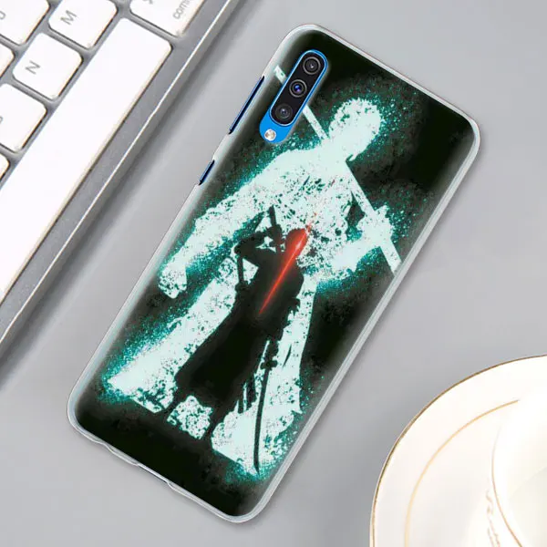 One Piece Roronoa Zoro Case Cover for Samsung Galaxy A30 A40 A50 A70 A6 A8 Plus A7 A9 M30 Phone Case Coque - Цвет: 01