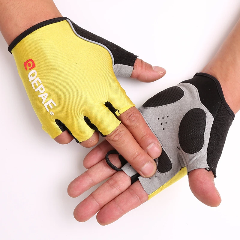 

Bike Gloves Gel Pad Half Finger Hand Protection Sports Gloves Summer Cycling Gloves Breathable Men Women MTB Bicycle Gloves