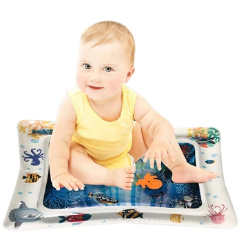 

Baby Water Mat Inflatable Infant Play Mat Toddler Tummy Fun Activity Pad Play Center For Sensory Stimulation Playmat