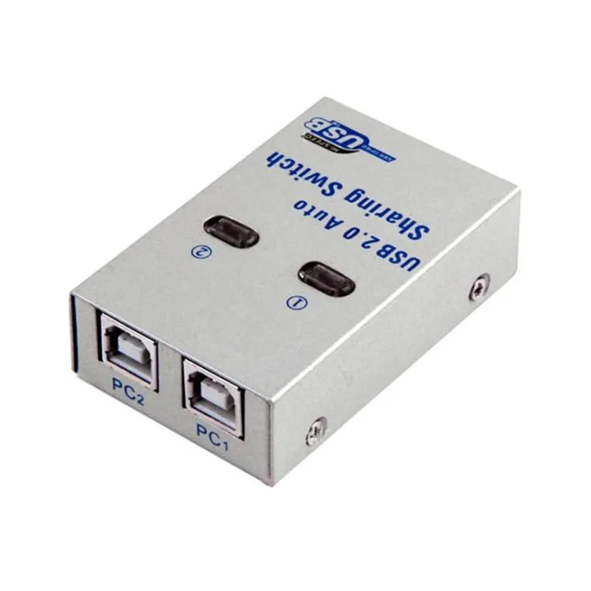 Высокоскоростной коммутатор Jun15 для принтеров 2 порта USB 0|port usb 2.0|port usbusb sharing |