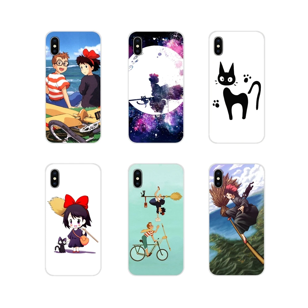 

For Huawei G7 G8 P7 P8 P9 P10 P20 P30 Lite Mini Pro P Smart Plus 2017 2018 2019 Soft Bag Case Kikis Delivery Service Watercolors