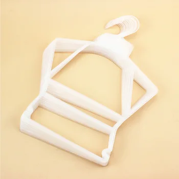 

10pcs/lot Cheap Baby Hangers Cheap Child Full Set Clothes Plastic Hanger Children Multi-function Conjoined Hangers