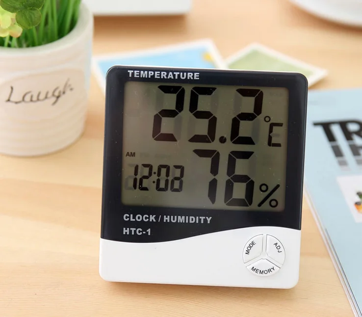 indoor digital barometer thermometer hygrometer/waterproof outdoor
