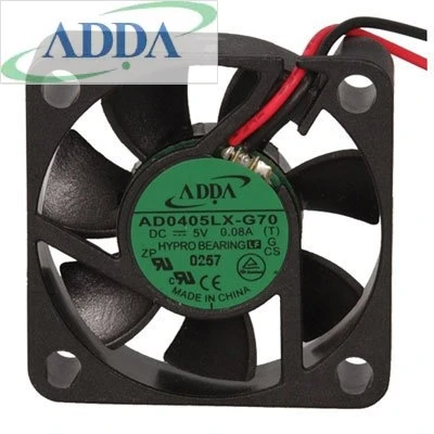 Для ADDA AD0405LX-G70 40 мм 4 см DC 5 В 0.08A 40x40x10 мм тихие мини бесшумные осевые вентиляторы охлаждения