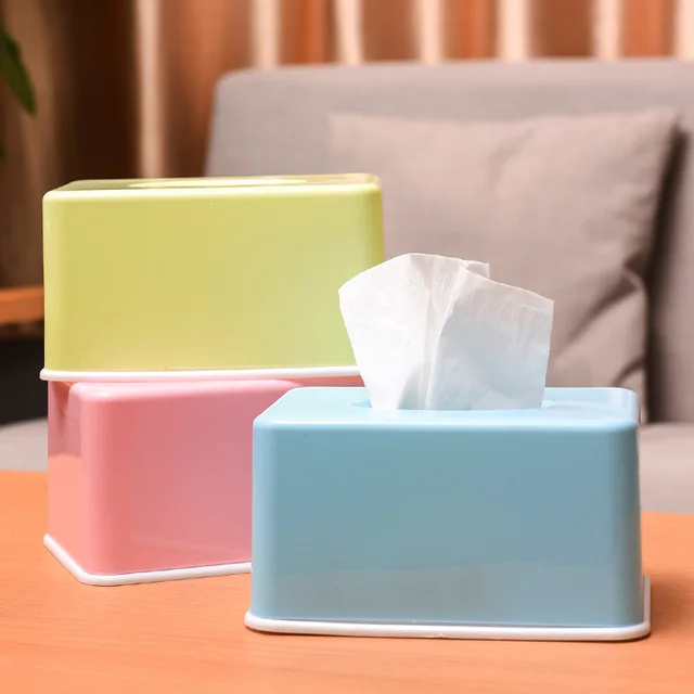 Us 2 98 Yinuo Living Room Restaurant Kitchen Napkin Tissue Bo With Modern Natural Plastic Storage Desktop Tray Paper Organizer In
