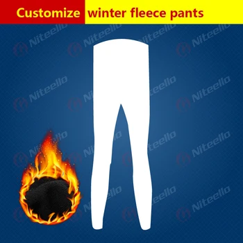 

NITEELLO Customize Winter Thermal Men/Woman's Padded Cycling Long Bicycle Pants 3D Gel Pad Mtb Ropa Pantalon Ciclismo Invierno