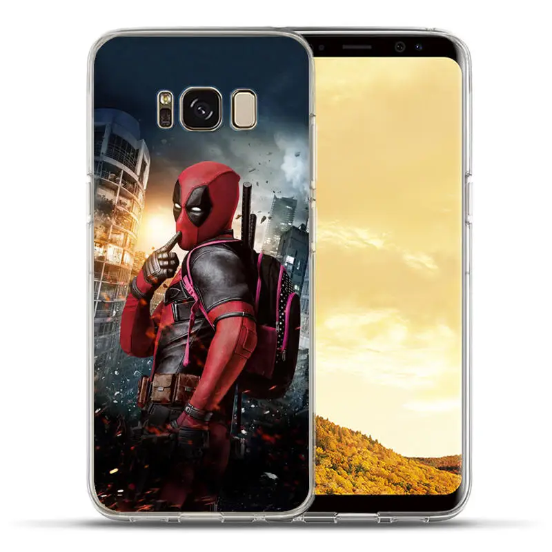 Для samsung Galaxy S8 S9 Plus S6 S7 Edge Note 8 роскошный чехол с героями Marvel, Мстители, силиконовый чехол, Coque Capinha Etui - Цвет: 11